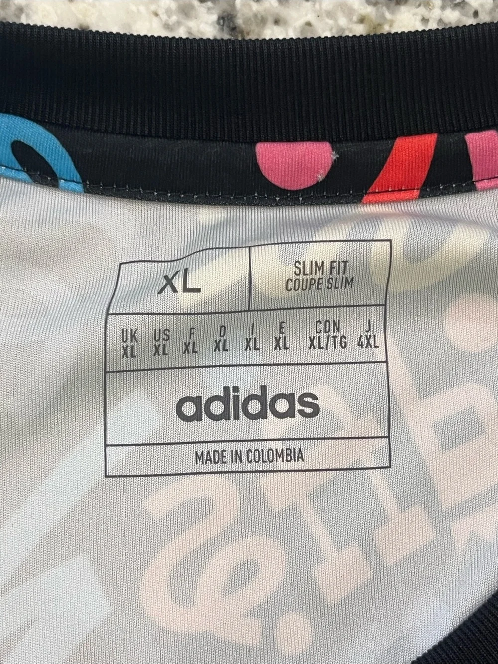 Adidas Men’s MLS PRESHI Hispanic Heritage Month HZ2034 All Over Print T Shirt XL